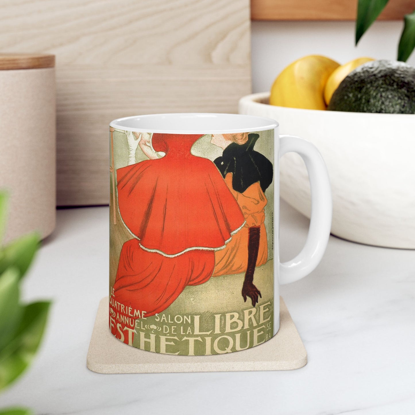 Le quatrième salon annuel de la Libre Esthétique Beautiful Novelty Ceramic Coffee Mug 11oz