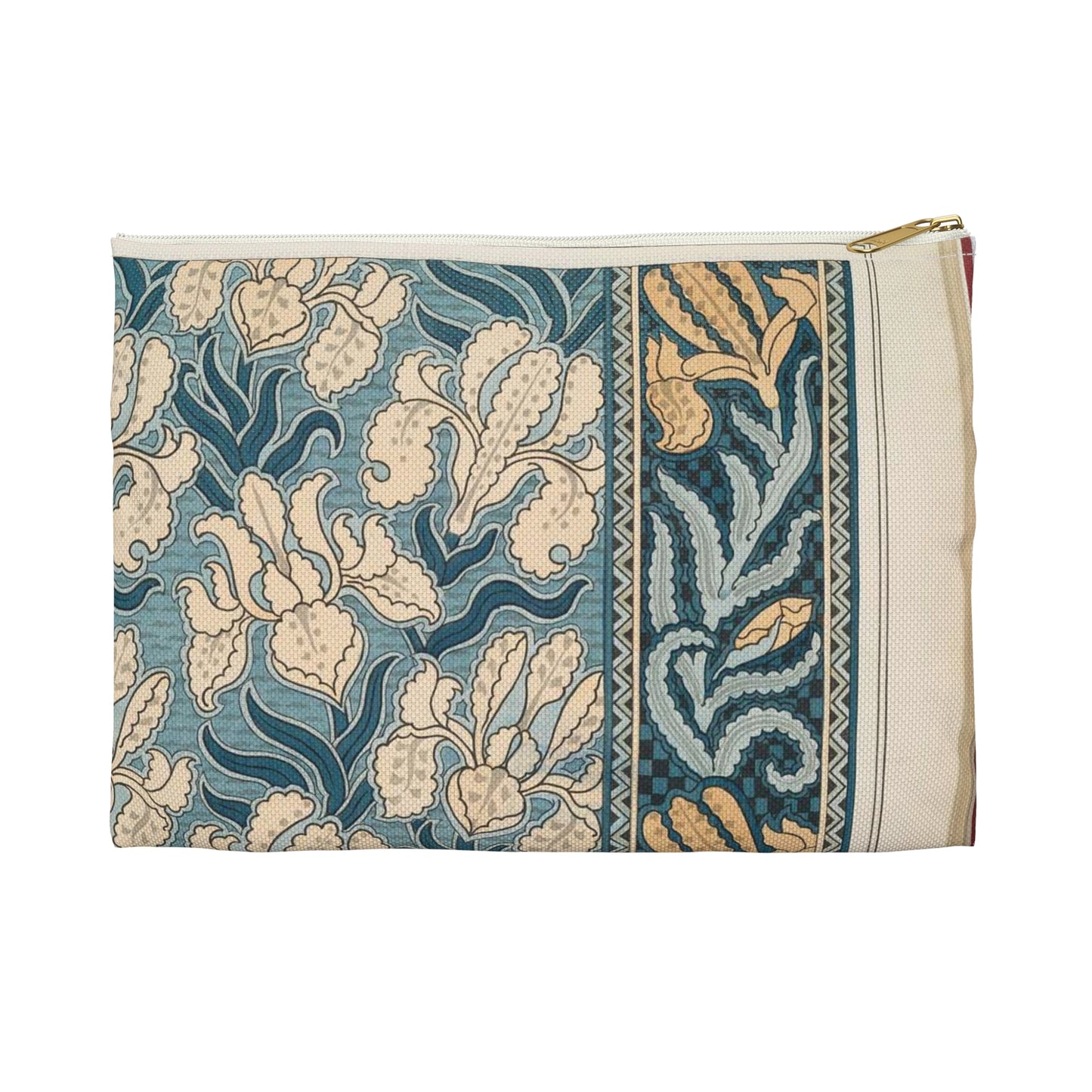 Iris, E. Hervegh. Eugene Grasset, compiler Large Organizer Pouch with Black Zipper