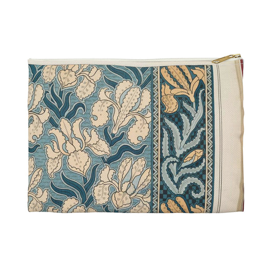 Iris, E. Hervegh. Eugene Grasset, compiler Large Organizer Pouch with Black Zipper