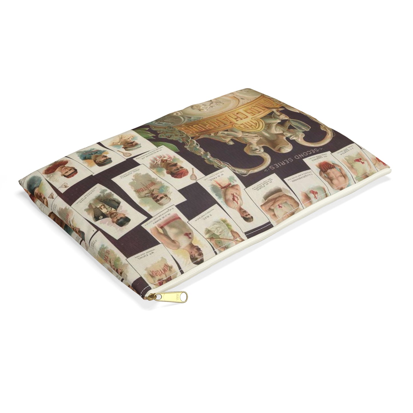 Allen & Ginter. Richmond, Virginia Richmond straight cut no. 1 cigarettes Virginia brights. The worlds champions second series Large Organizer Pouch with Black Zipper