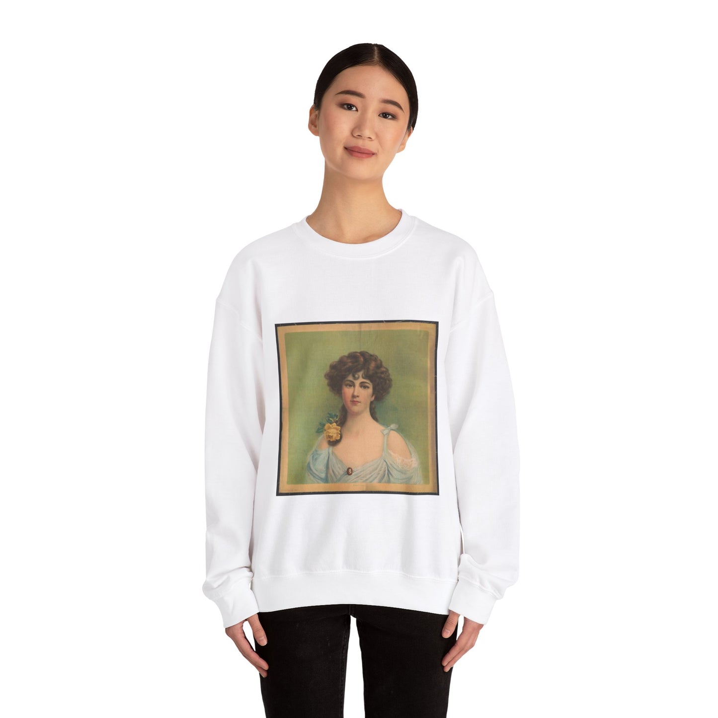 Hazel eyes - Print, Library of Congress collection White Heavy Blend Adult Crew Neck SweatShirt