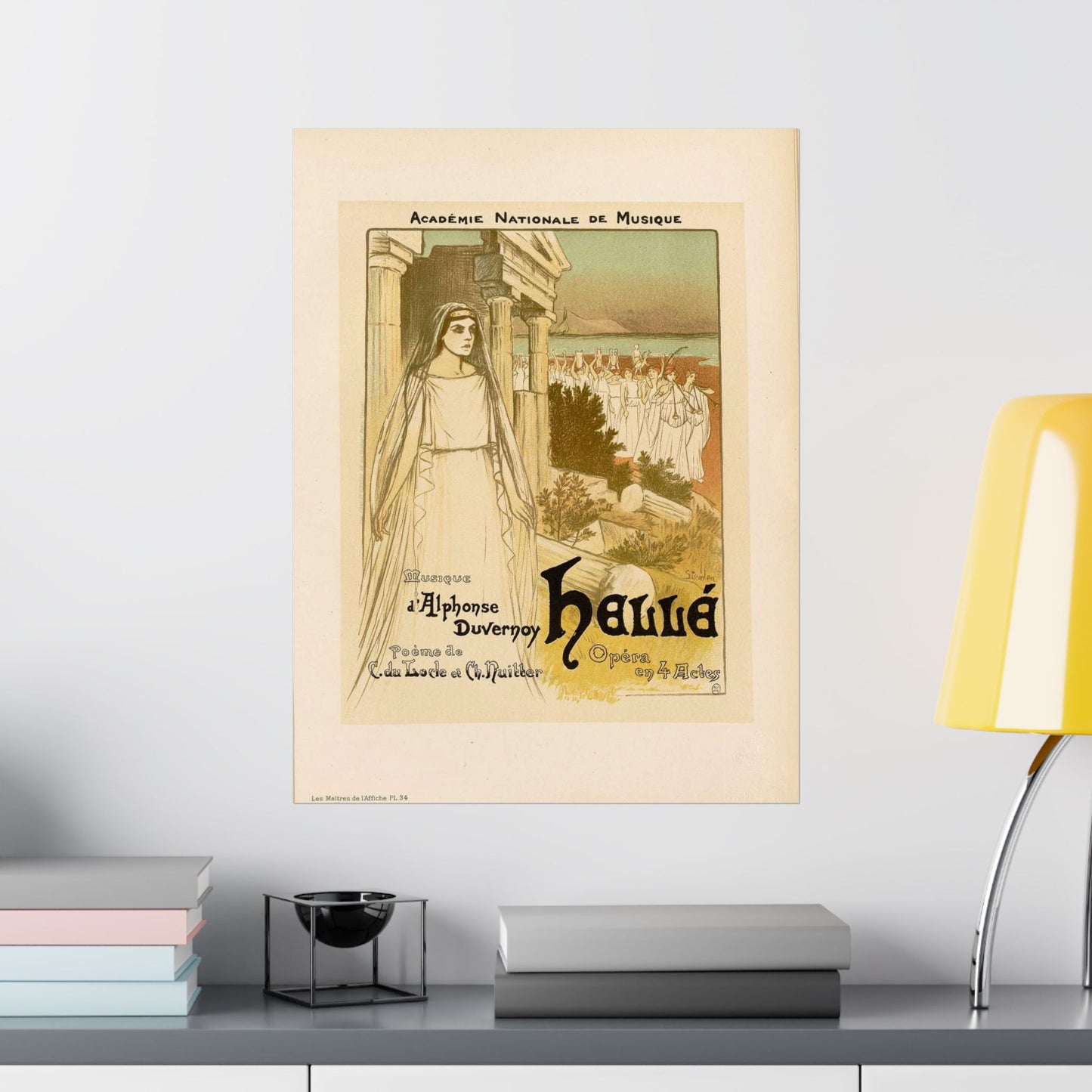 Maîtres de l'affiche V 1 - Pl 34 - Steinlen High Quality Matte Wall Art Poster for Home, Office, Classroom