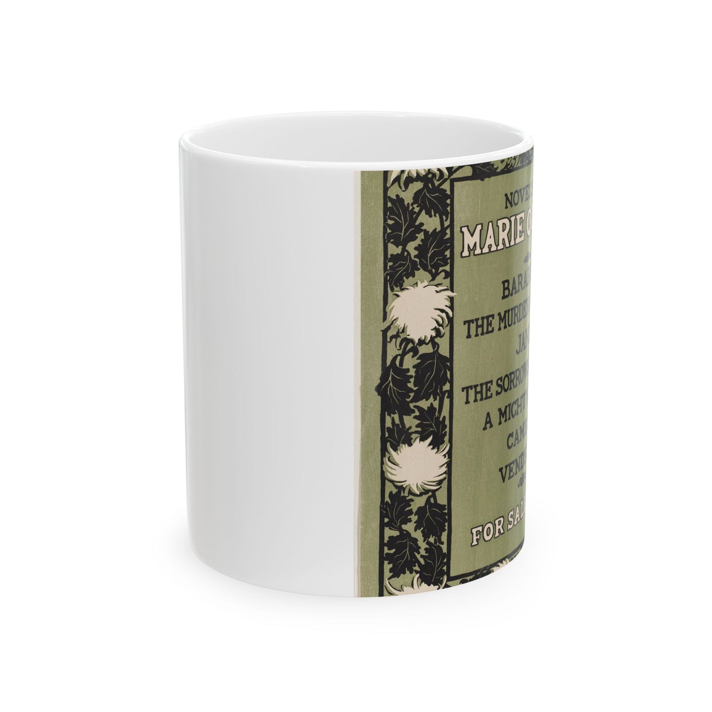 Novels by Marie Corelli, Art Nouveau poster Beautiful Novelty Ceramic Coffee Mug 11oz