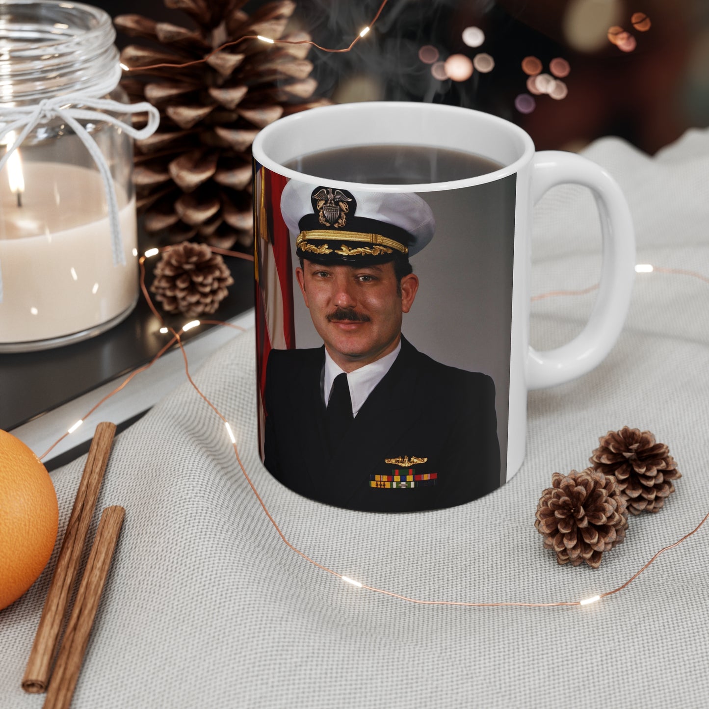 Commander Joel M. Greenberg, USN (covered) Ceramic Mug 11oz