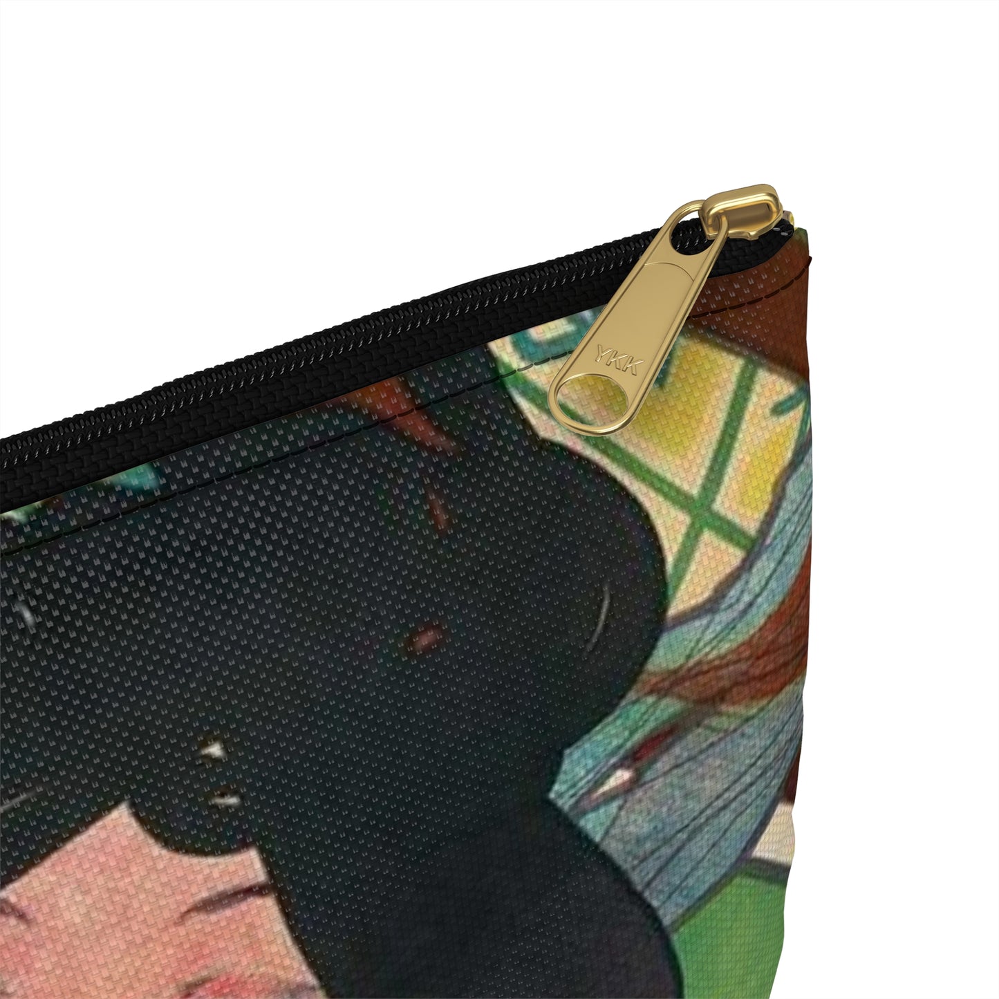 Alphonse Mucha - Job - Google Art Project Large Organizer Pouch with Black Zipper