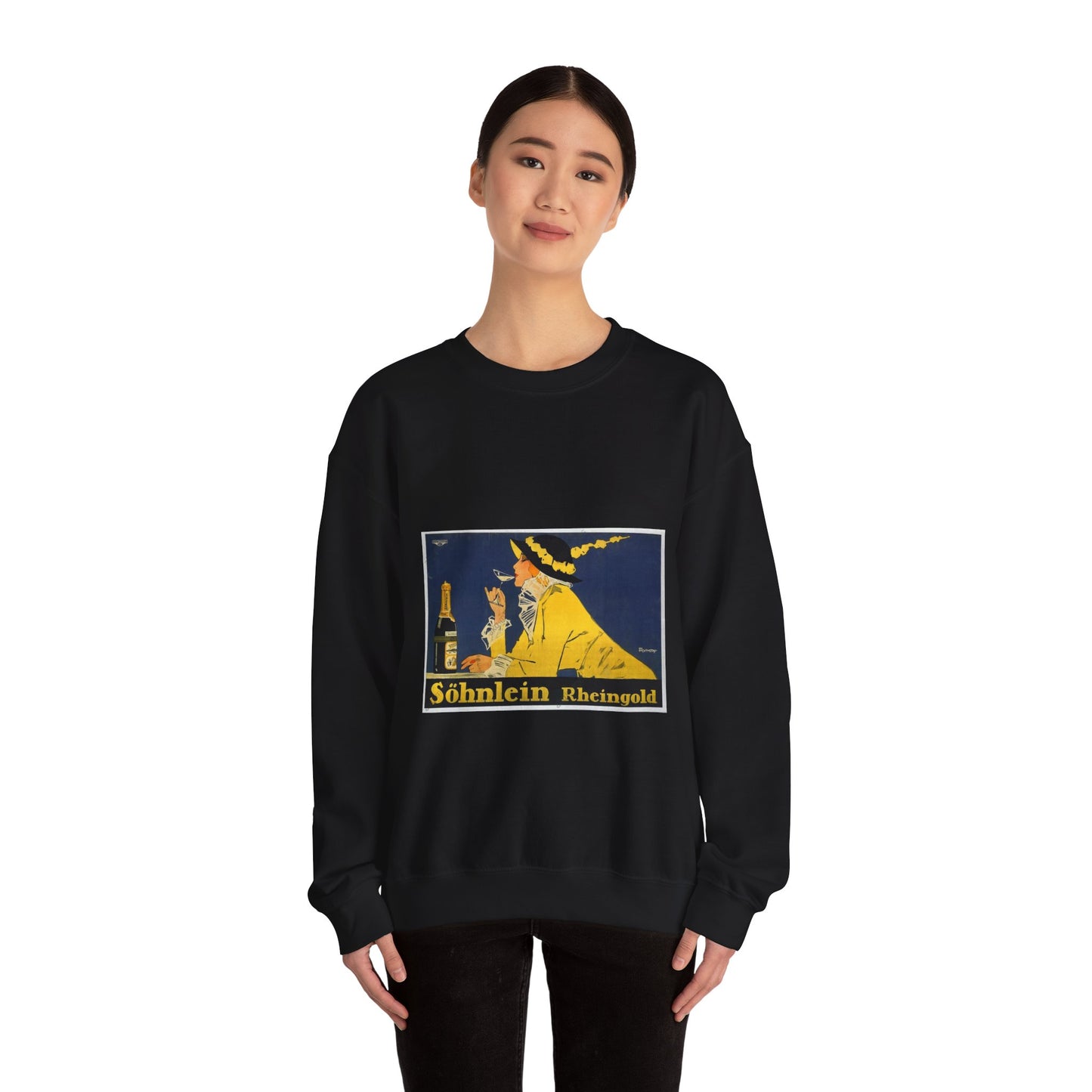 Fritz Rumpf (1888-1949) - Söhnlein Rheingold, c. 1910 Black Heavy Blend Adult Crew Neck SweatShirt