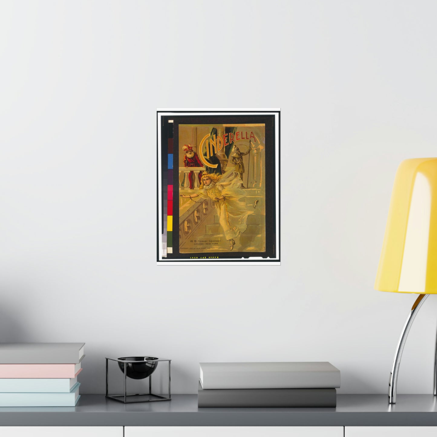 Cinderella / /W.B. Conkey Company, Chicago-New York. High Quality Matte Wall Art Poster for Home, Office, Classroom