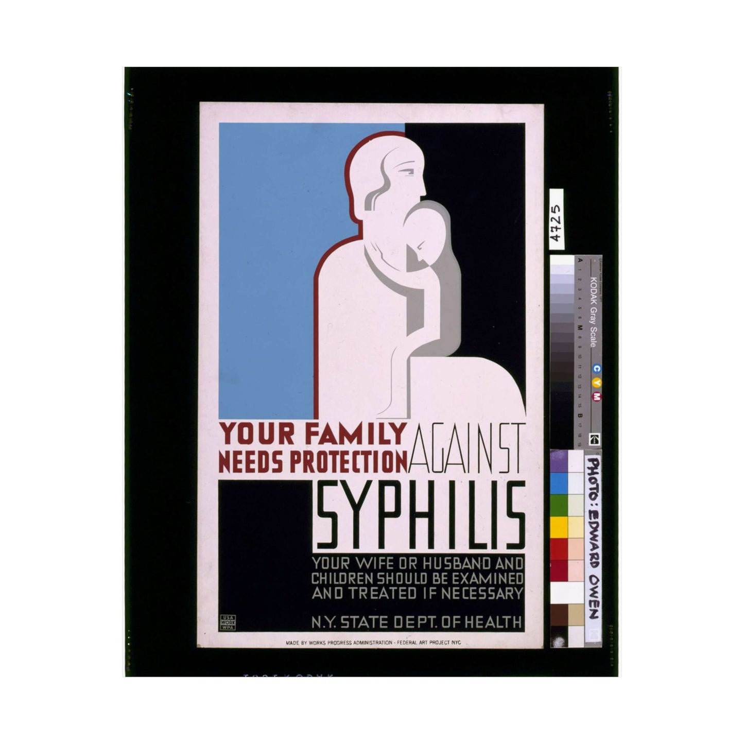 Your family needs protection against syphilis Your wife or husband and children should be examined and treated if necessary. High Quality Matte Wall Art Poster for Home, Office, Classroom