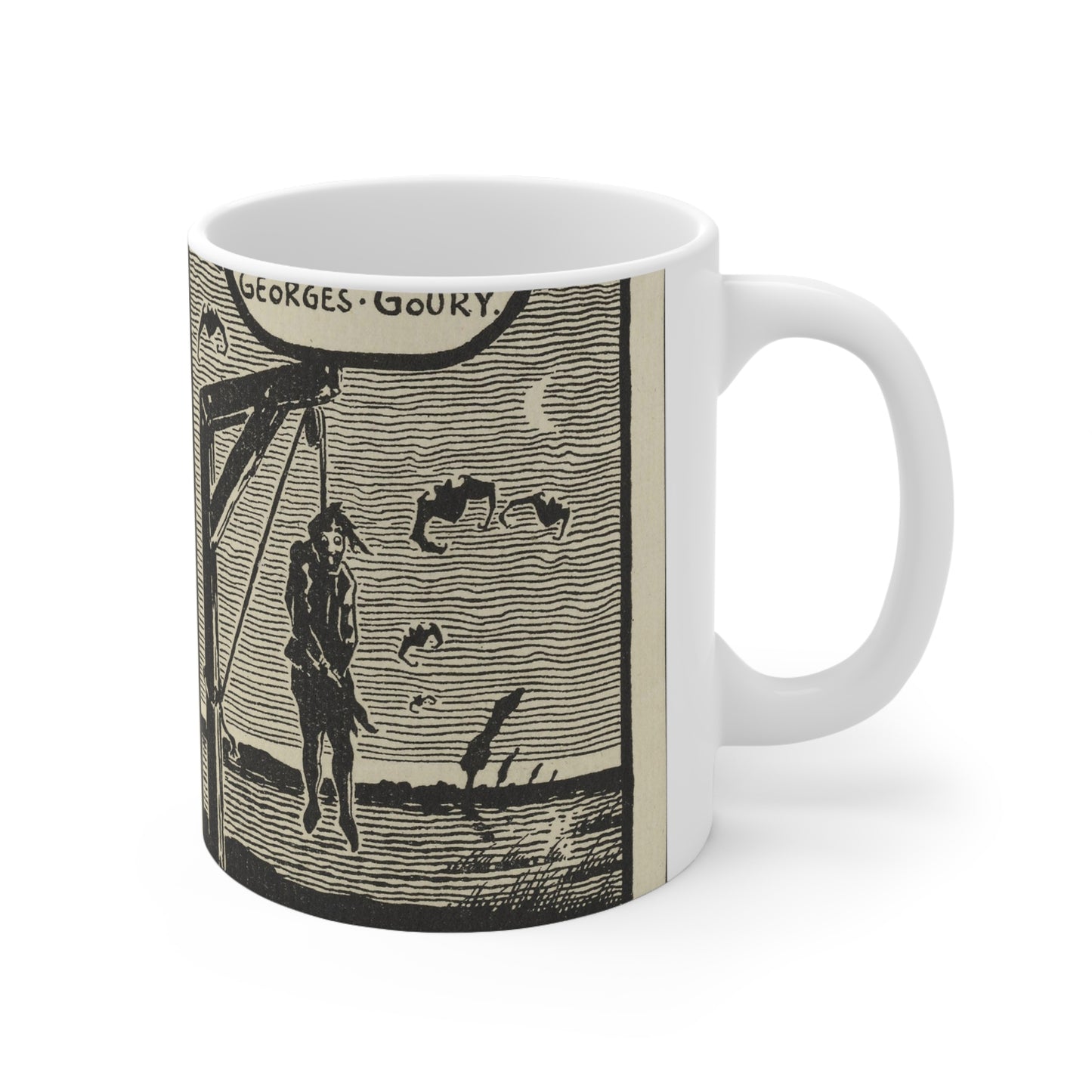 Georges Goury by Georges Demeufe (about 1900) Beautiful Novelty Ceramic Coffee Mug 11oz
