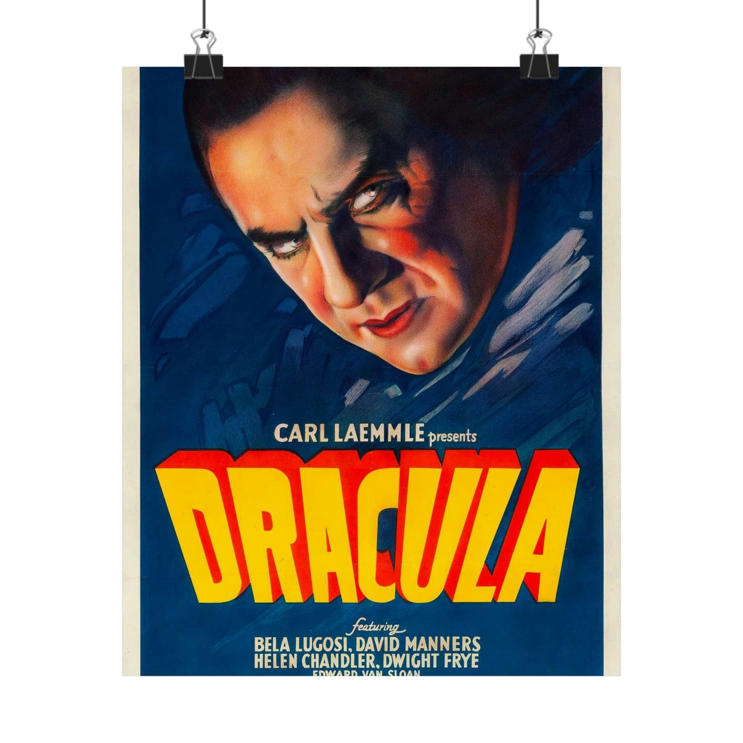 Dracula (1931 film poster - Style A) High Quality Matte Wall Art Poster for Home, Office, Classroom