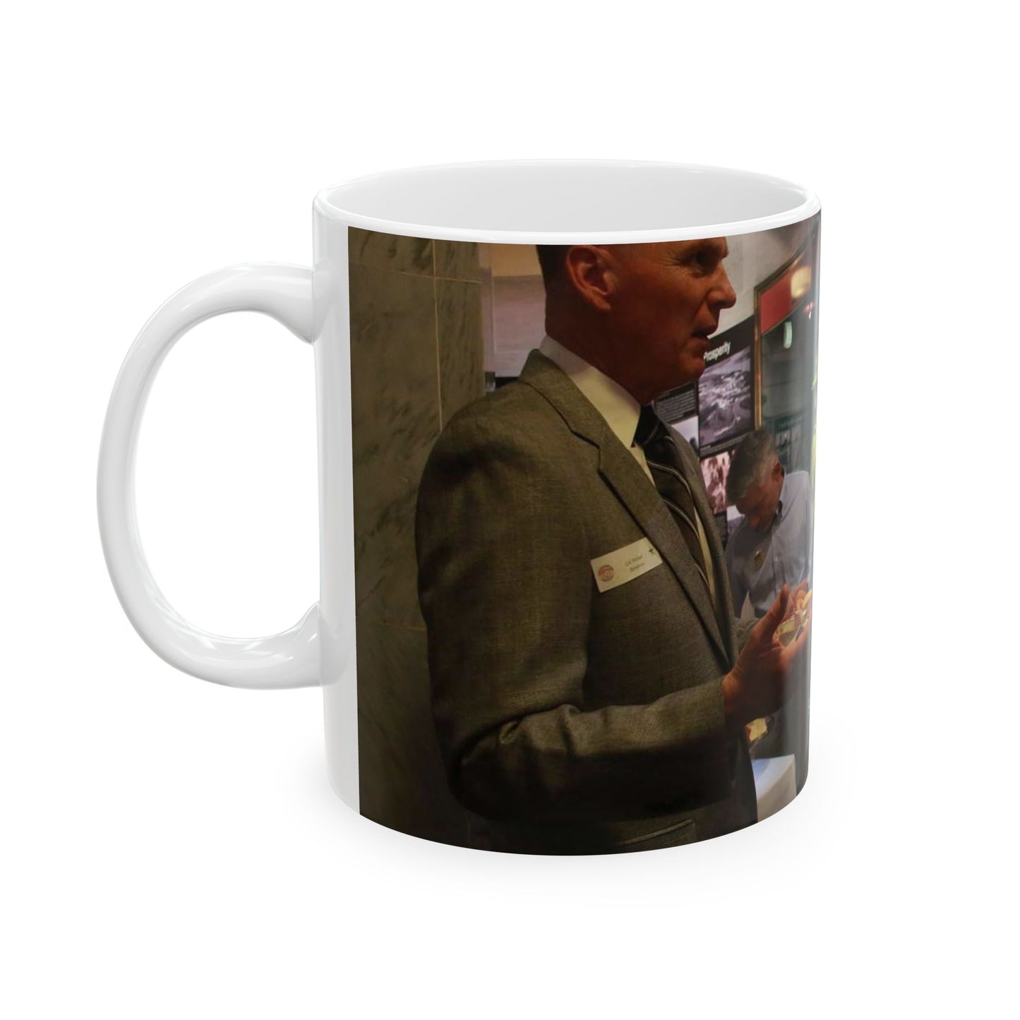 Guests of U.S. Marine Brig. Gen. Terry V. Williams, Beautiful Novelty Ceramic Coffee Mug 11oz