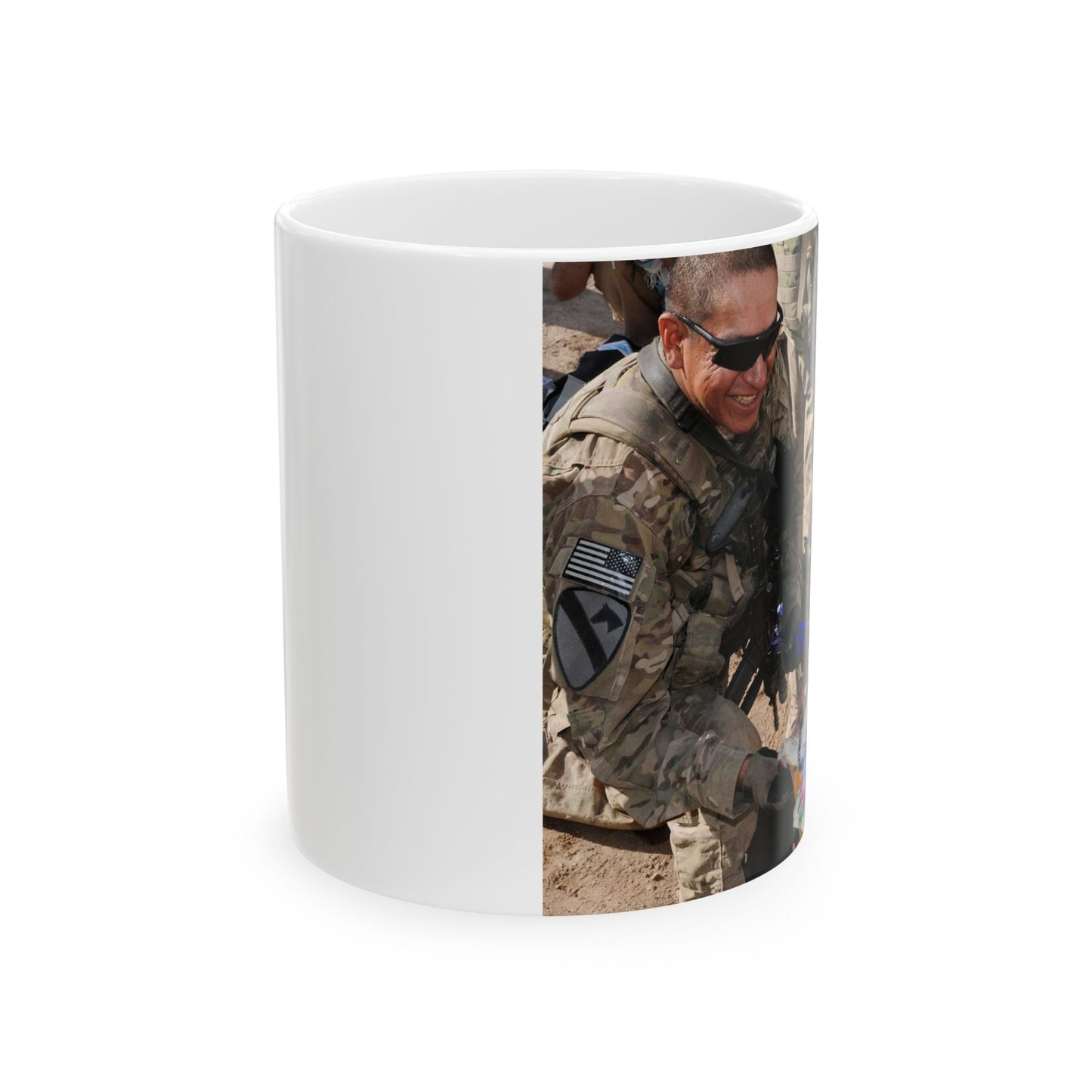 U.S. Army Sgt. Aloysius Goodshield, a squad leader Beautiful Novelty Ceramic Coffee Mug 11oz