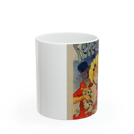 Affiche pour la "Fête des Fleurs de Bagnères-de-Luchon". Beautiful Novelty Ceramic Coffee Mug 11oz