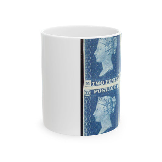 "Two Penny Blue" postage stamps Beautiful Novelty Ceramic Coffee Mug 11oz