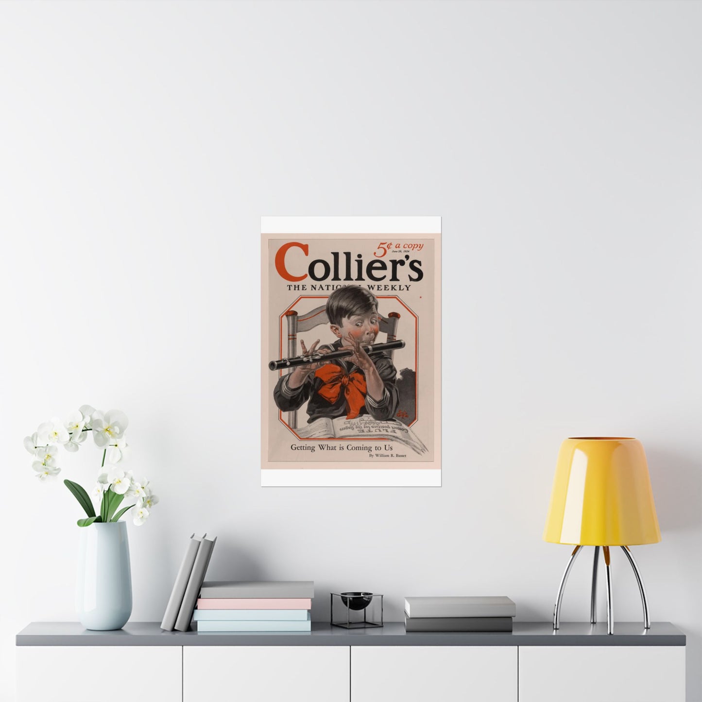 Correct Position for the Fingers, Dayton C. Miller Collection High Quality Matte Wall Art Poster for Home, Office, Classroom