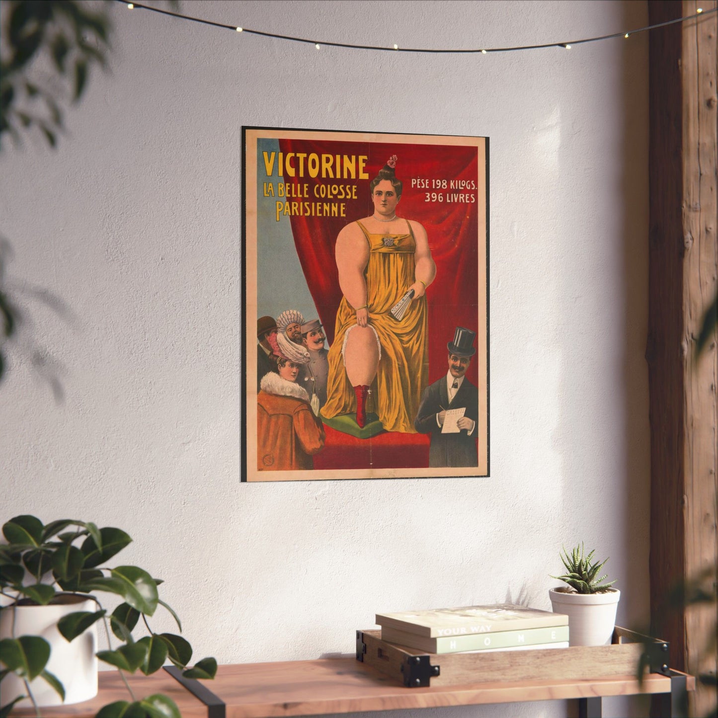 Victorine - La bele colosse Parisienne High Quality Matte Wall Art Poster for Home, Office, Classroom