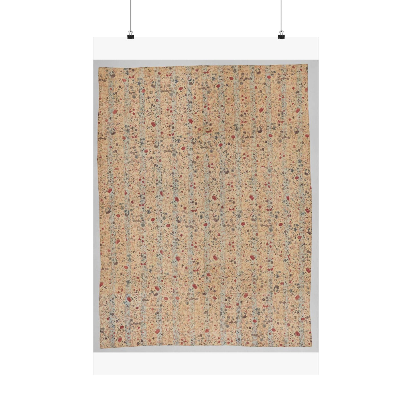 Doorgestikte sitsen sprei, France High Quality Matte Wall Art Poster for Home, Office, Classroom