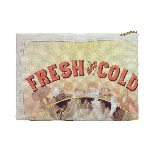 Fresh and cold--Lager beer direct from the North Pole / lith. by A. Hoen & Co. Baltimore, MD. Large Organizer Pouch with Black Zipper