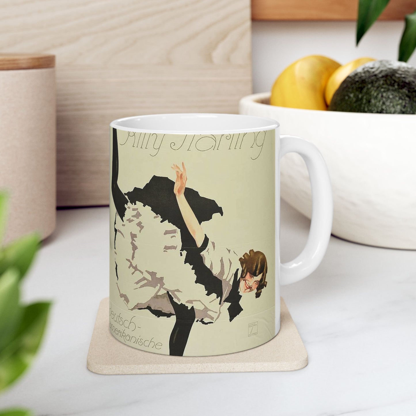 Kitty Starling - deutsch-amerikanische Excentric-Tänzerin, 1914 Beautiful Novelty Ceramic Coffee Mug 11oz