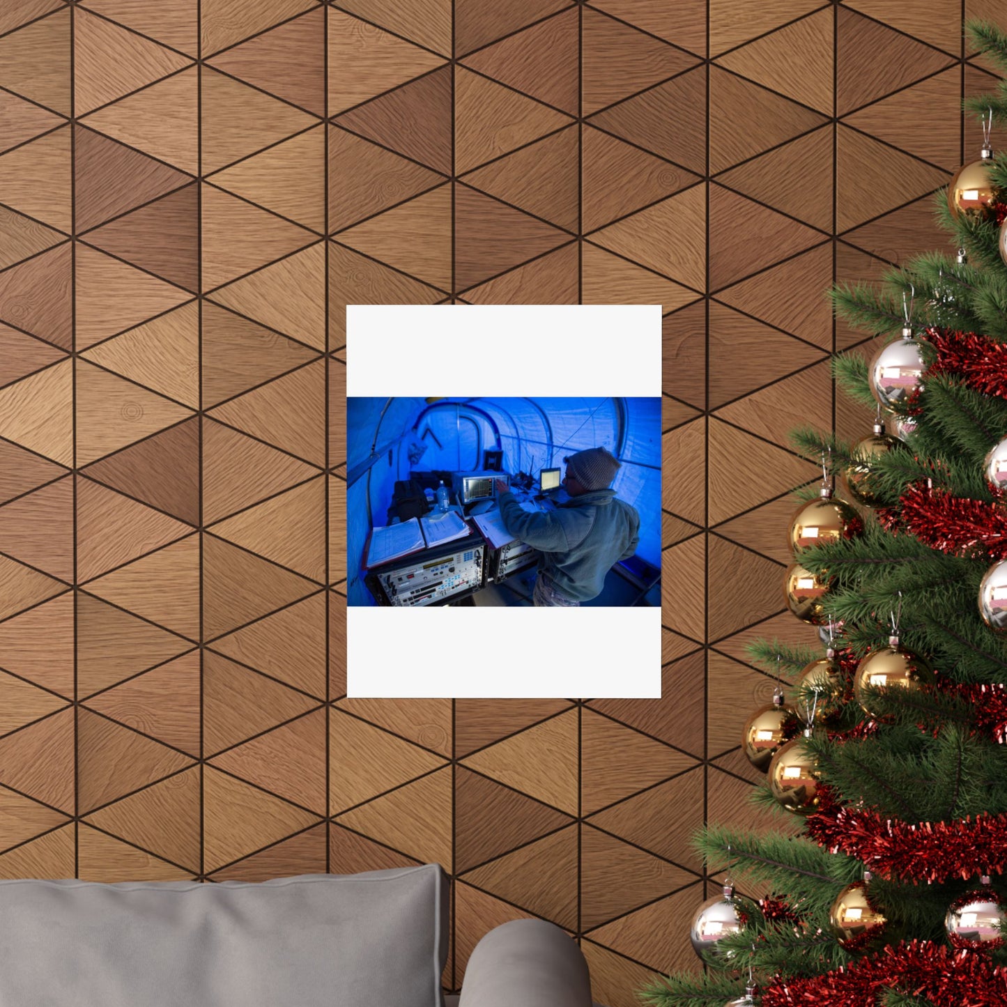 U.S. Air Force Staff Sgt. Titus Poulose of the 263rd High Quality Matte Wall Art Poster for Home, Office, Classroom