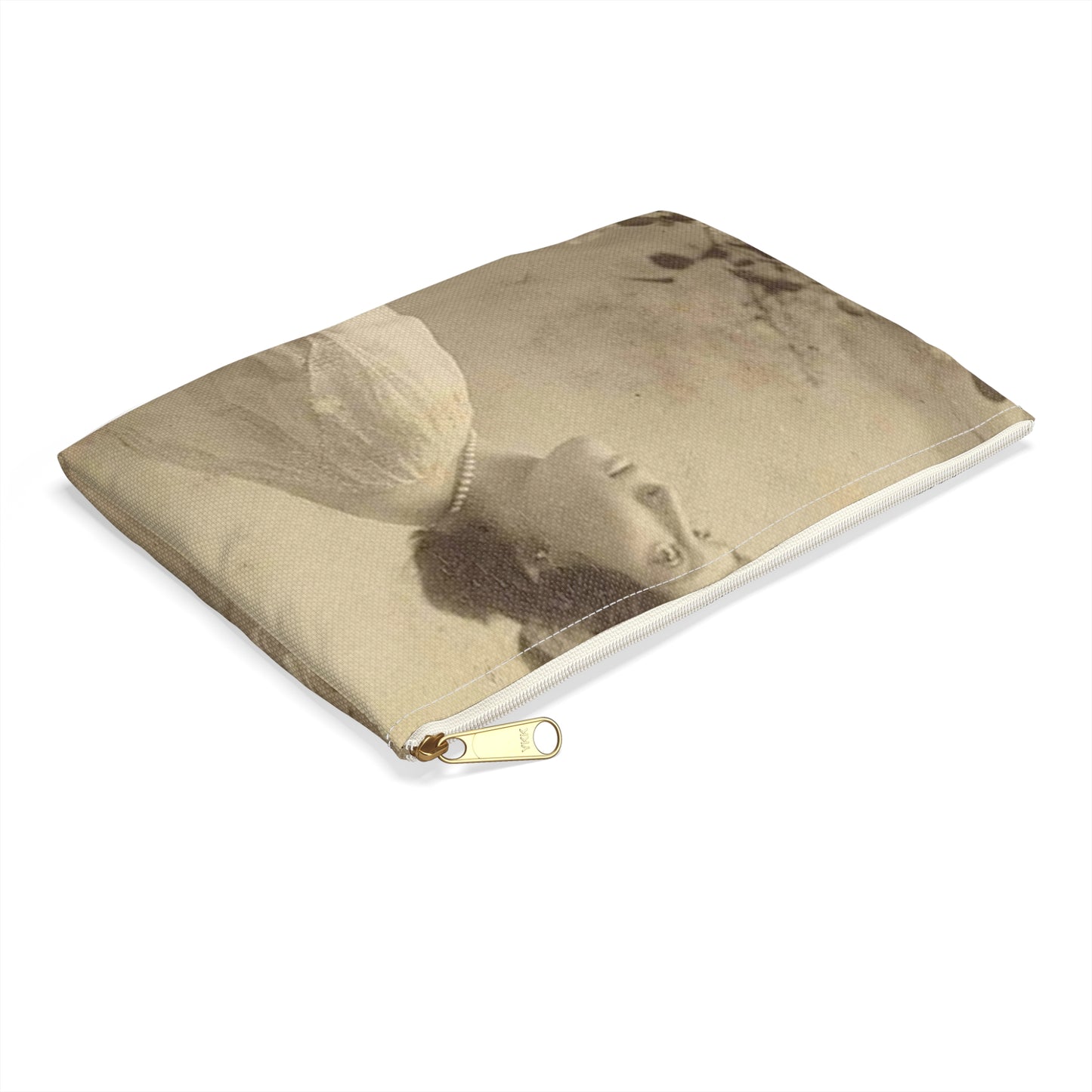 Tatyana Nikolaevna 1914 - Public domain portrait print Large Organizer Pouch with Black Zipper