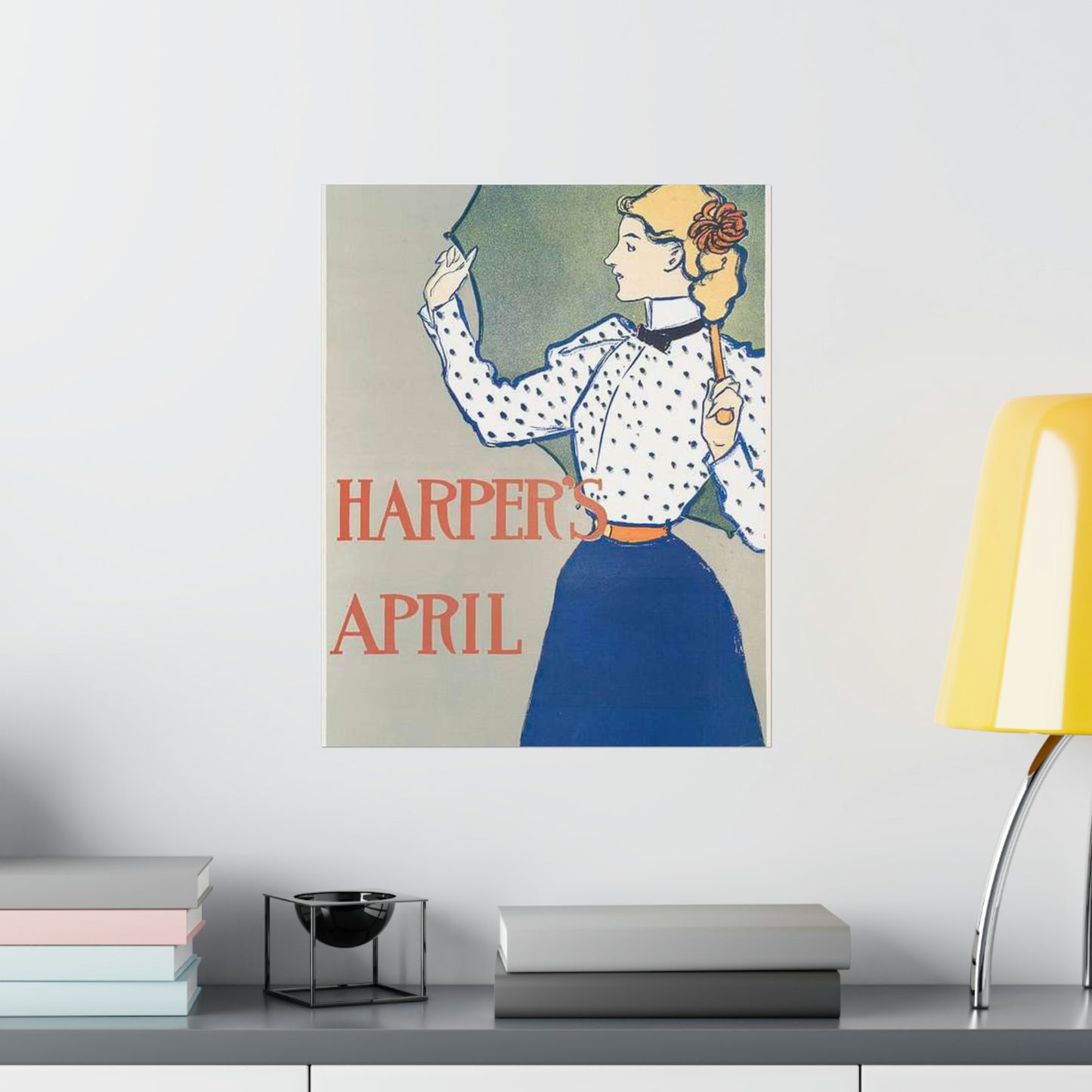 Edward Penfield, Harper's April High Quality Matte Wall Art Poster for Home, Office, Classroom