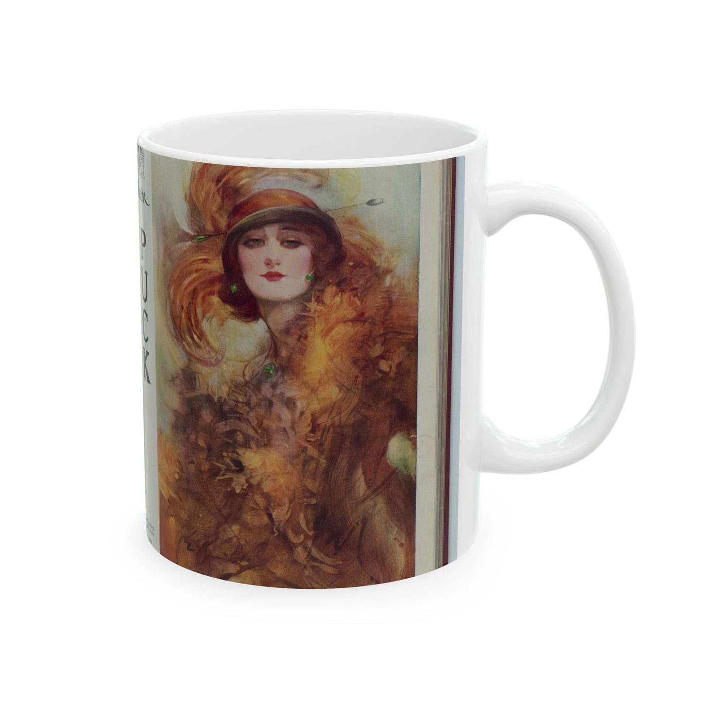 The lure of the green eyes / painted by W.H. Barribal. Beautiful Novelty Ceramic Coffee Mug 11oz