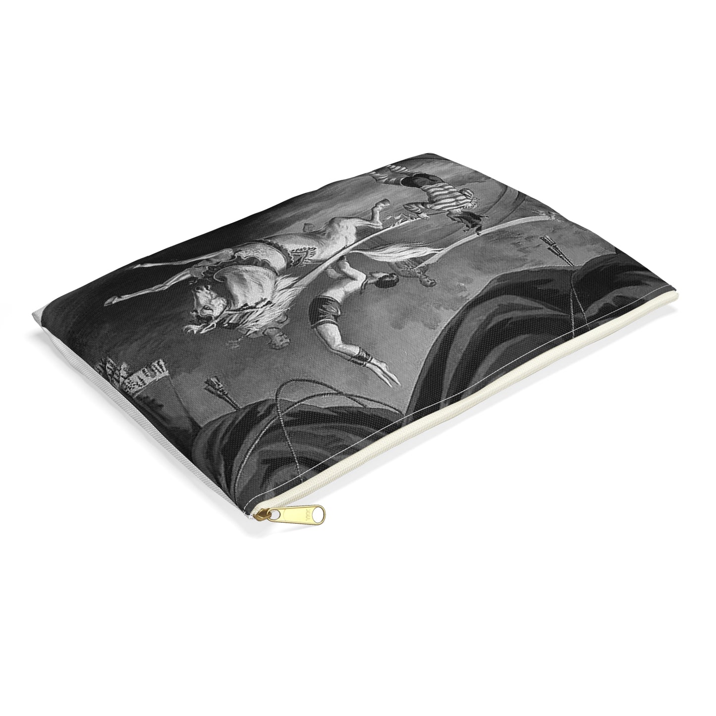 Banner act - Print, Library of Congress collection Large Organizer Pouch with Black Zipper