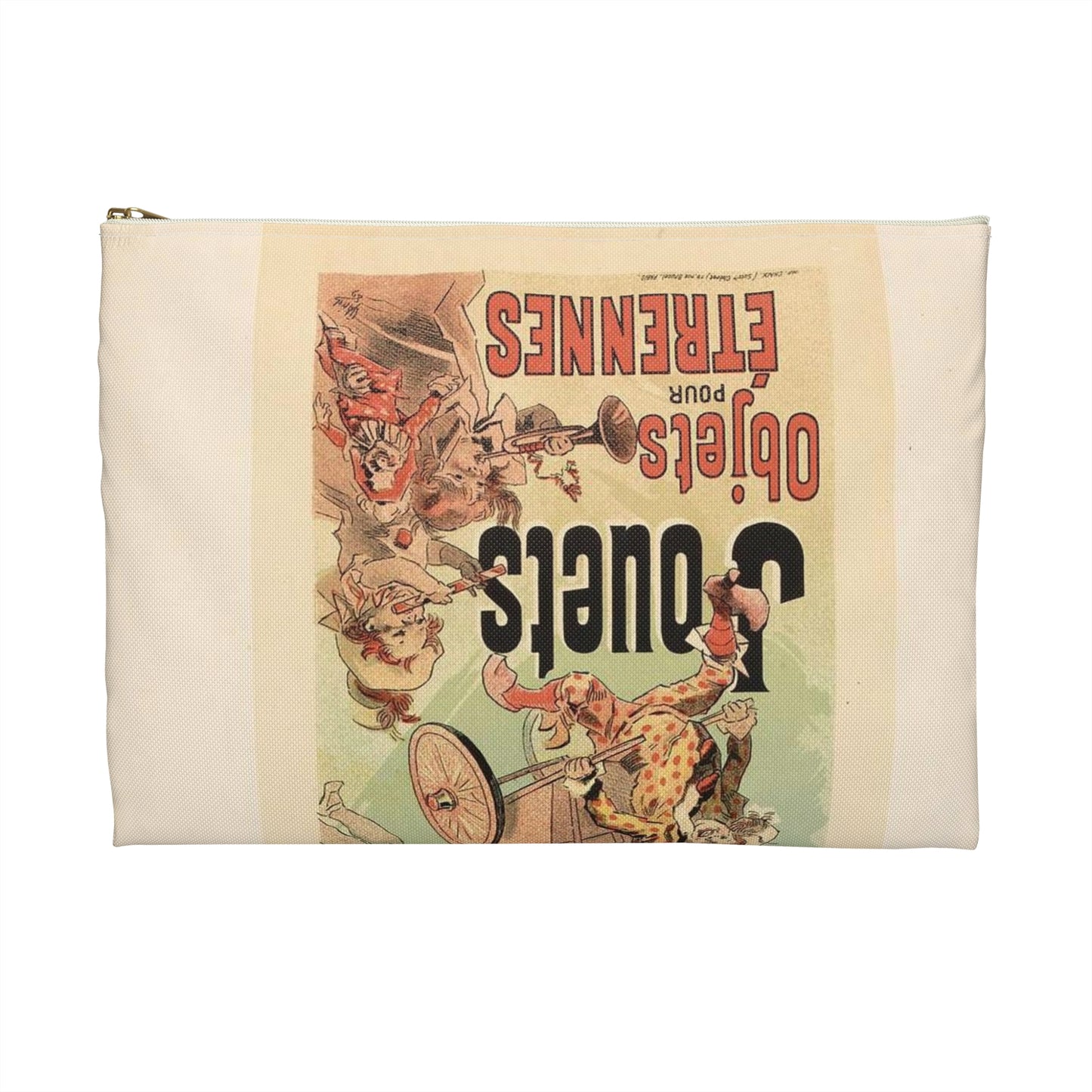 Maîtres de l'affiche V 4 - Pl 169 - Jules Chéret Large Organizer Pouch with Black Zipper