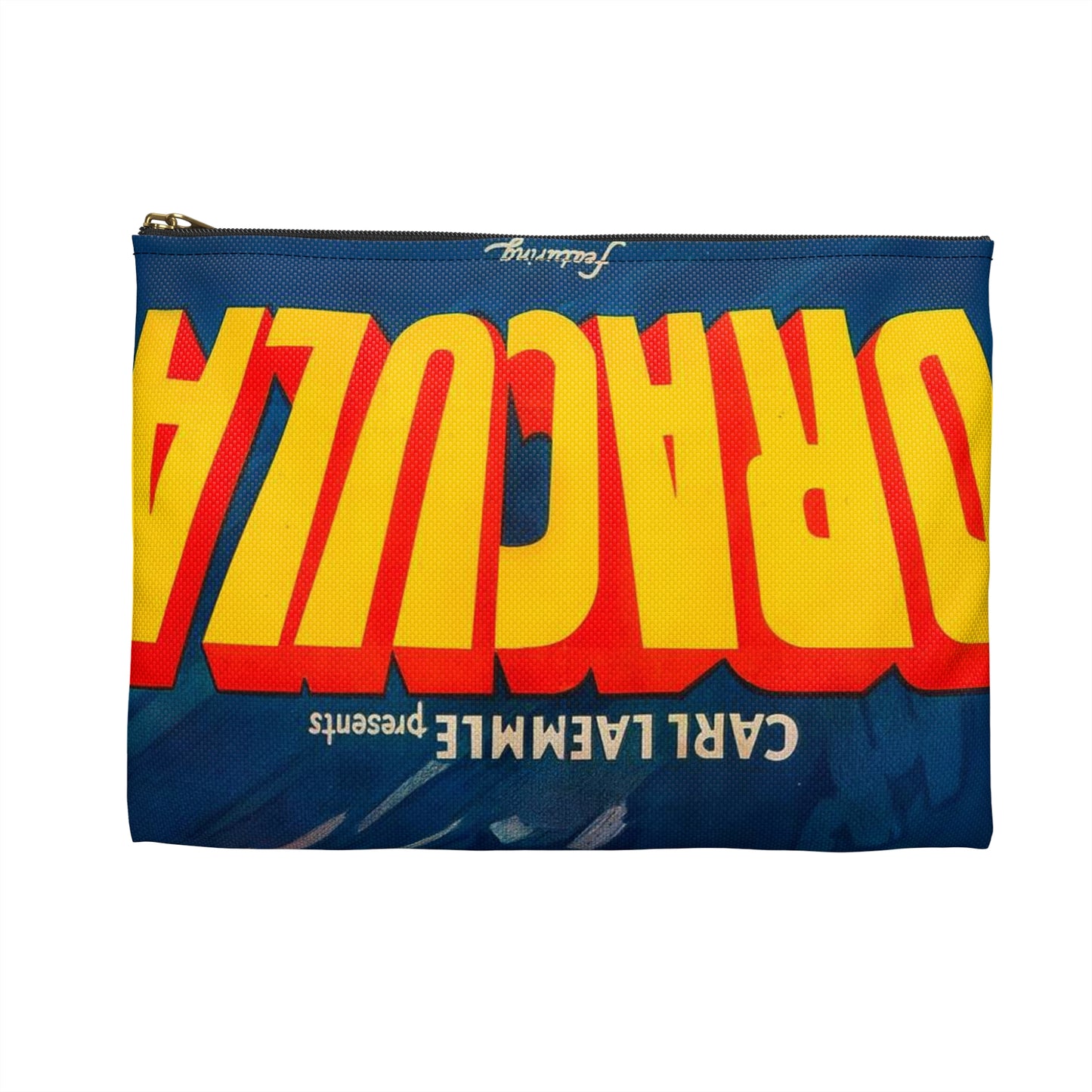 Dracula (1931 film poster - Style A) Large Organizer Pouch with Black Zipper