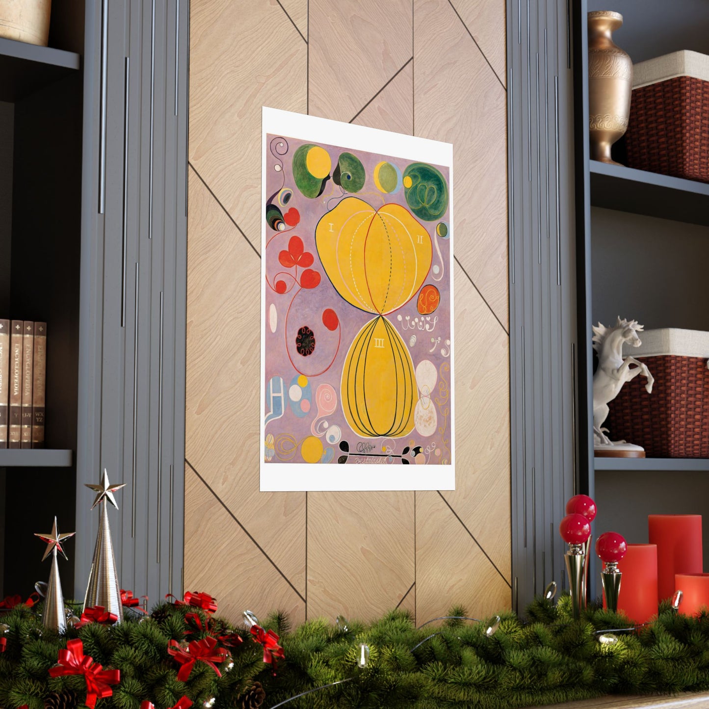 Hilma af Klint - The Ten Largest No. 7 - Adulthood - 1907 High Quality Matte Wall Art Poster for Home, Office, Classroom