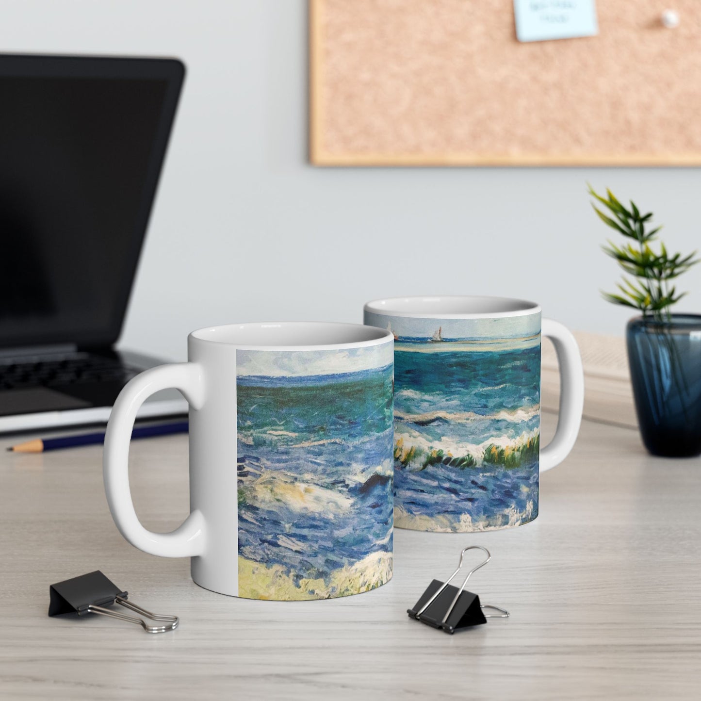 Seascape at Saintes-Maries - My Dream Beautiful Novelty Ceramic Coffee Mug 11oz