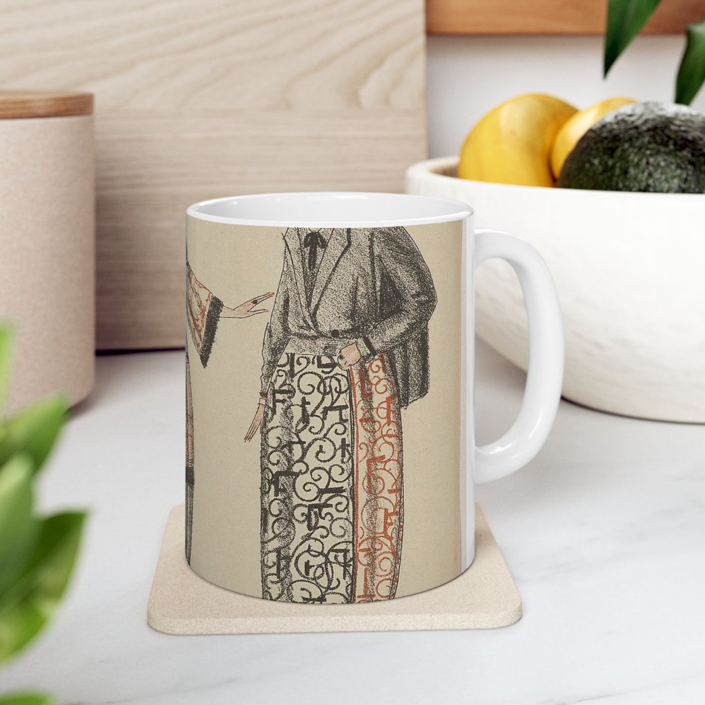 Gazette du Bon Ton, 1920 - No. 3, Croquis Pl. 17: Paul Poiret / Lanvin Beautiful Novelty Ceramic Coffee Mug 11oz