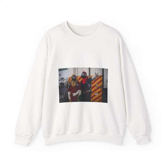 U.S. Navy Damage Controlman 2nd Class Christian Weigart, White Heavy Blend Adult Crew Neck SweatShirt