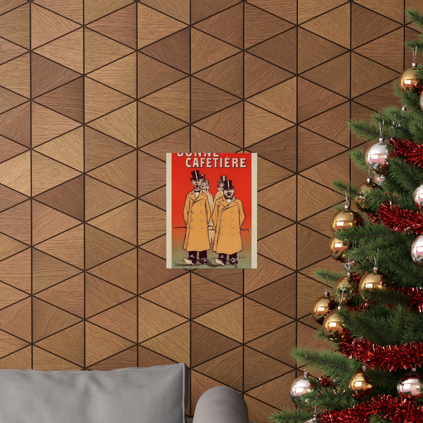 Affiche pour la "Chicorée Bonne Cafetière". High Quality Matte Wall Art Poster for Home, Office, Classroom