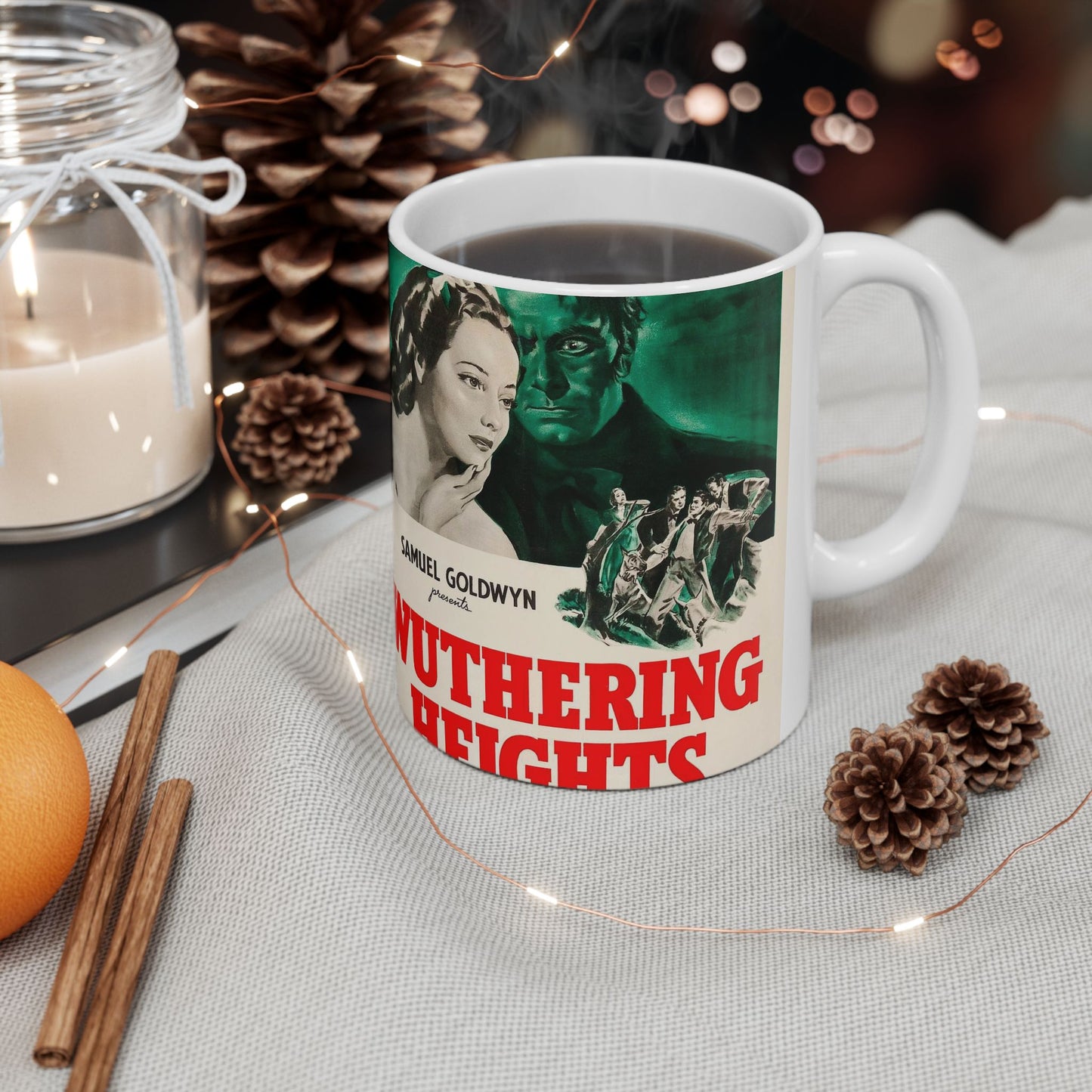 Wuthering Heights (1939 poster) Beautiful Novelty Ceramic Coffee Mug 11oz