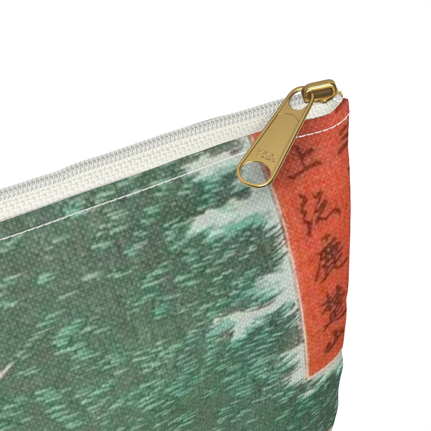 Mt. Rokuso in Kazusa Province LACMA M.2007.152.25 Large Organizer Pouch with Black Zipper