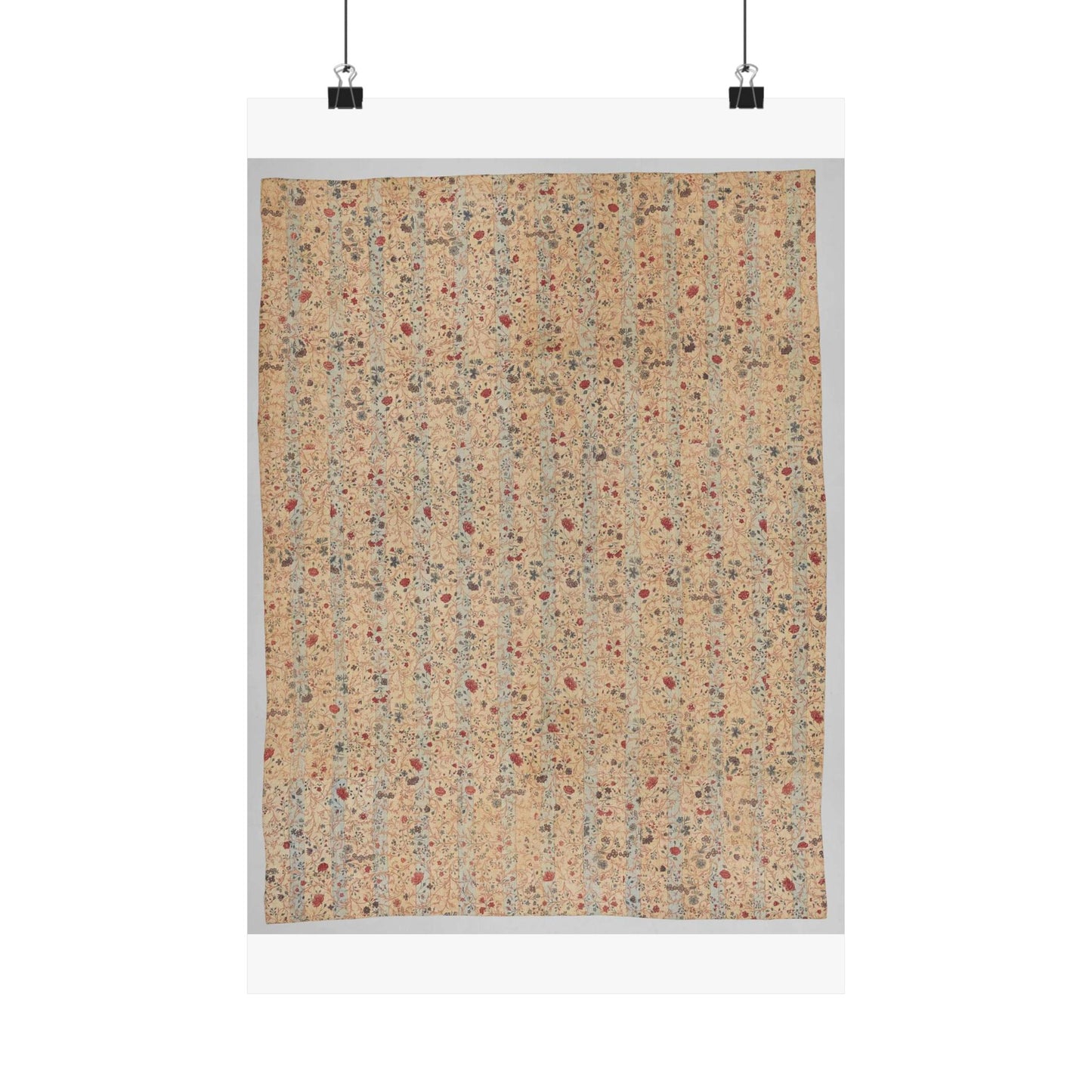 Doorgestikte sitsen sprei, France High Quality Matte Wall Art Poster for Home, Office, Classroom