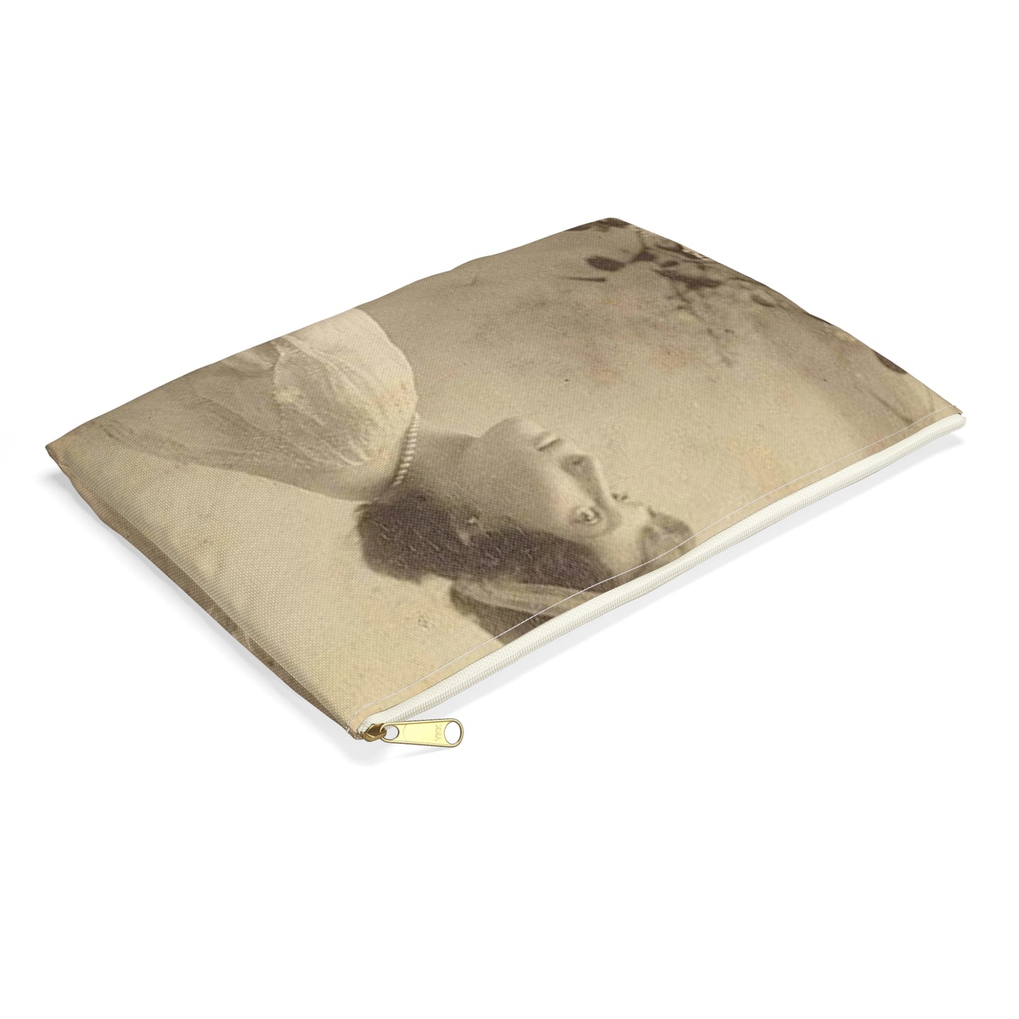 Tatyana Nikolaevna 1914 - Public domain portrait print Large Organizer Pouch with Black Zipper