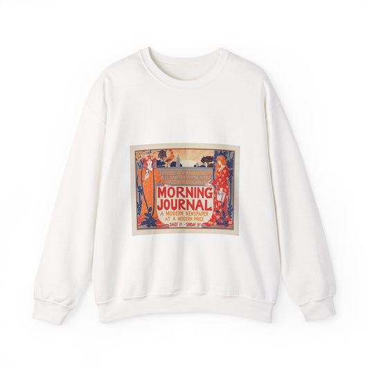 Louis Rhead - Affiche américaine pour le "Morning Journal". White Heavy Blend Adult Crew Neck SweatShirt