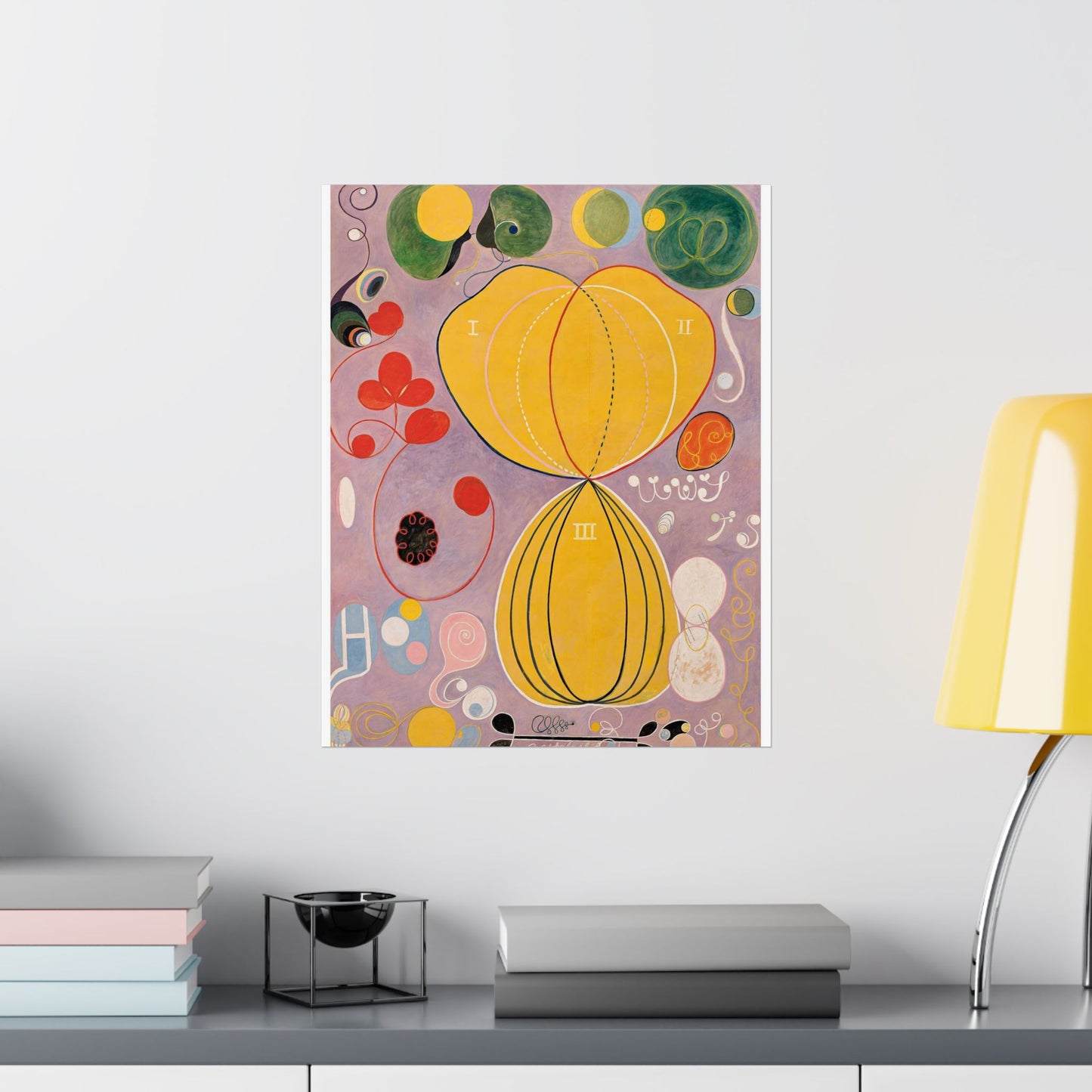 Hilma af Klint - The Ten Largest No. 7 - Adulthood - 1907 High Quality Matte Wall Art Poster for Home, Office, Classroom