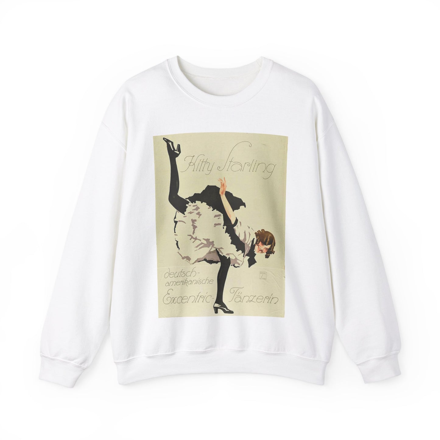 Kitty Starling - deutsch-amerikanische Excentric-Tänzerin, 1914 White Heavy Blend Adult Crew Neck SweatShirt