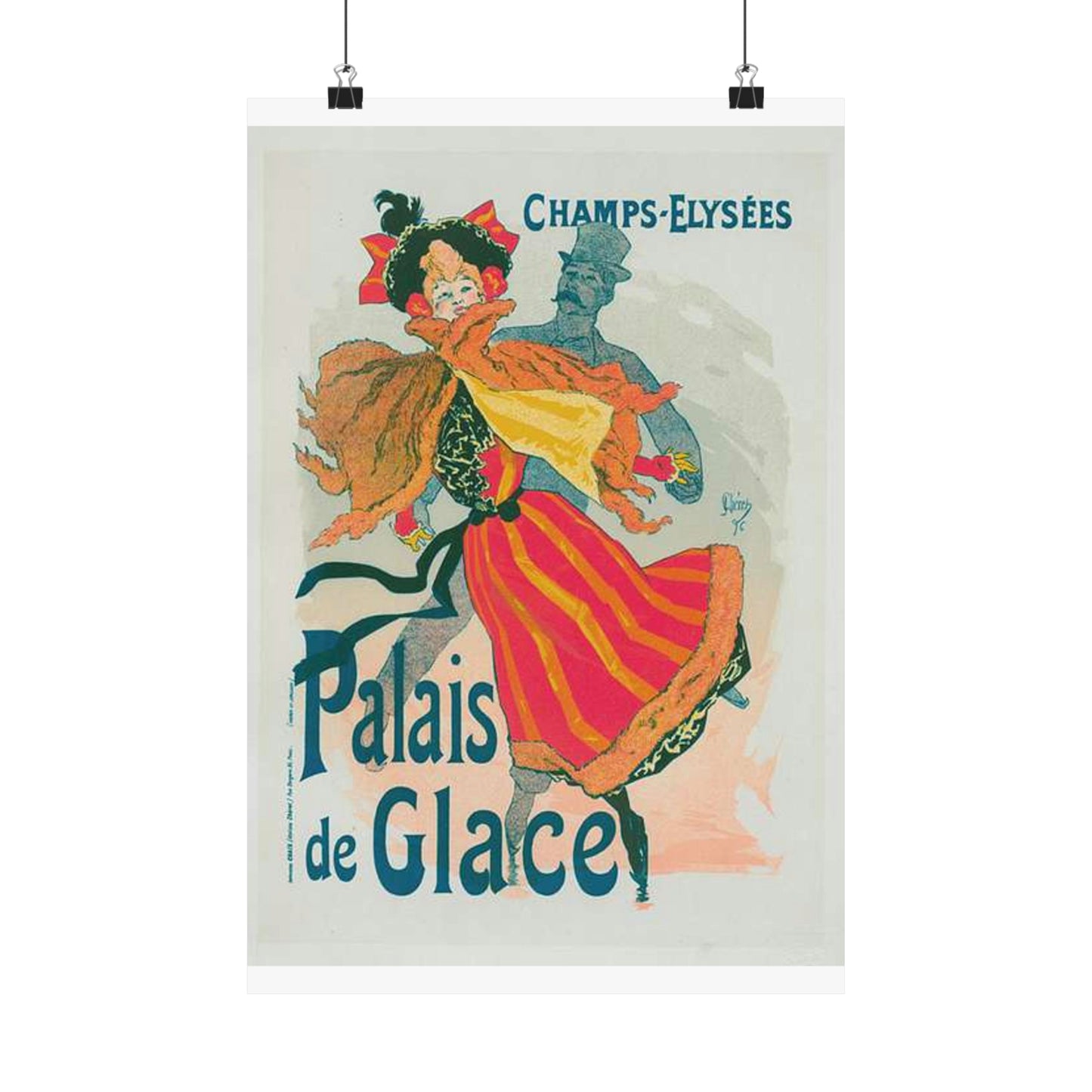 Nouvelle affiche pour le "Palais de Glace". High Quality Matte Wall Art Poster for Home, Office, Classroom