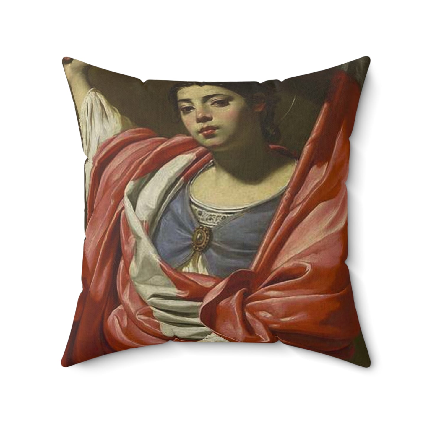 Vouet - School of - St. Ursula, c. 1620, 1961.285 Decorative Accent Square Pillow