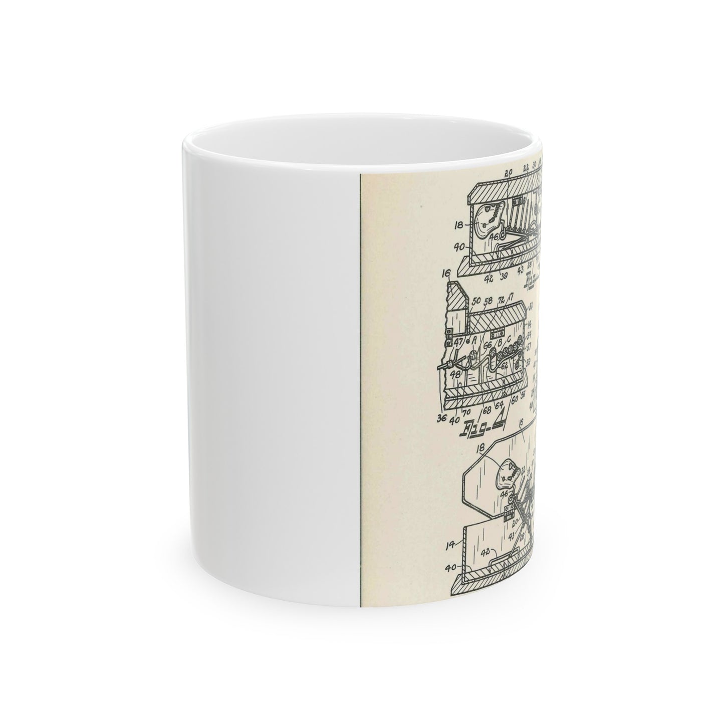 Patent Case File No. 2,159,356, Cigarette Dispenser, Inventor Archie F. Lambert - DPLA - 9ae9975f88d997662d58fae87558b27d (page 6) Beautiful Novelty Ceramic Coffee Mug 11oz