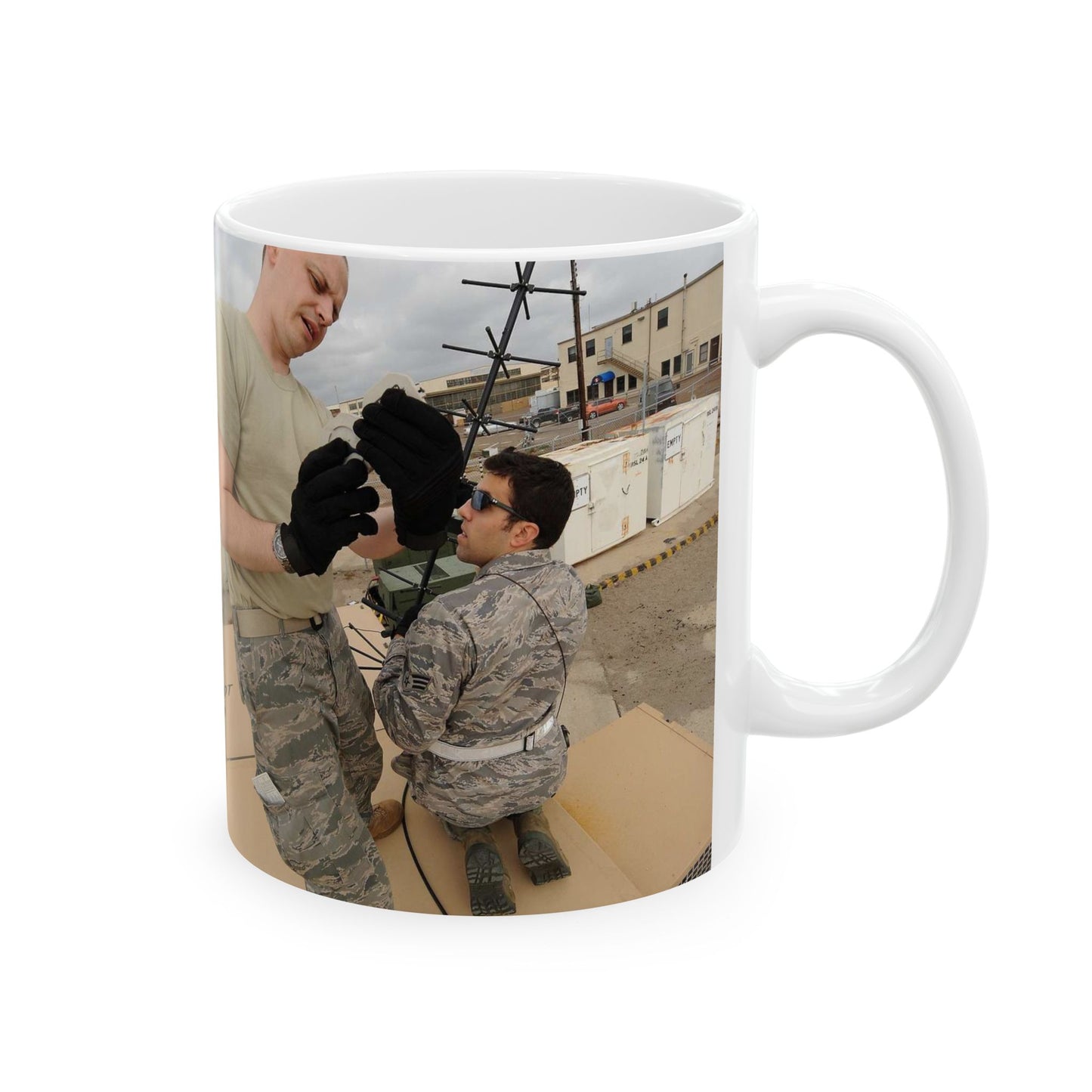 U.S. Air Force Master Sgt. Joseph Verant and Senior Beautiful Novelty Ceramic Coffee Mug 11oz