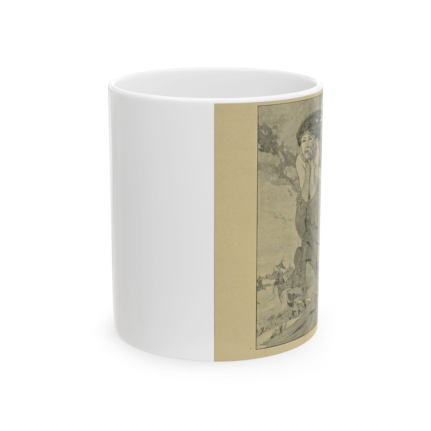 Alphonse Mucha - 03 mars cocorico Beautiful Novelty Ceramic Coffee Mug 11oz