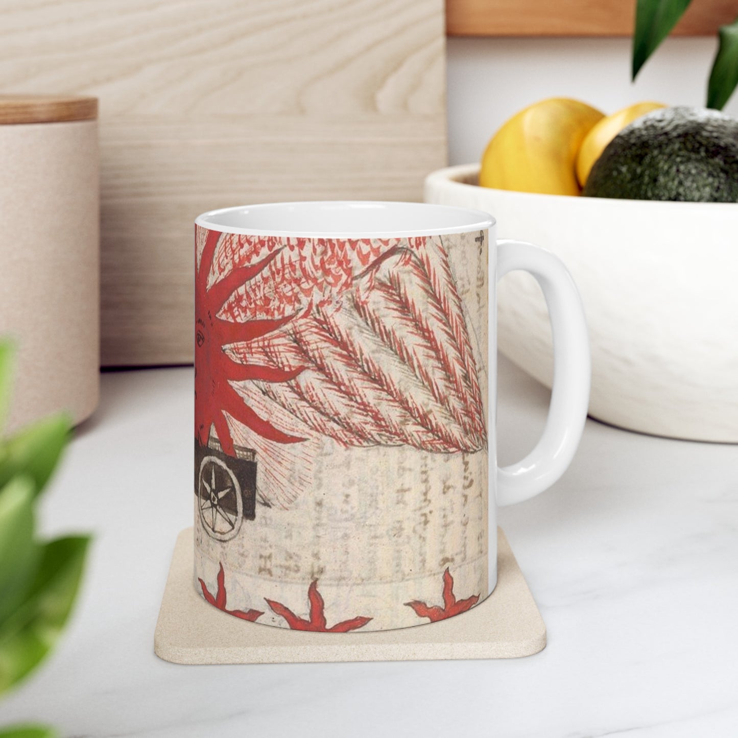 Sun from BL Sloane 1171, f. 100v Beautiful Novelty Ceramic Coffee Mug 11oz