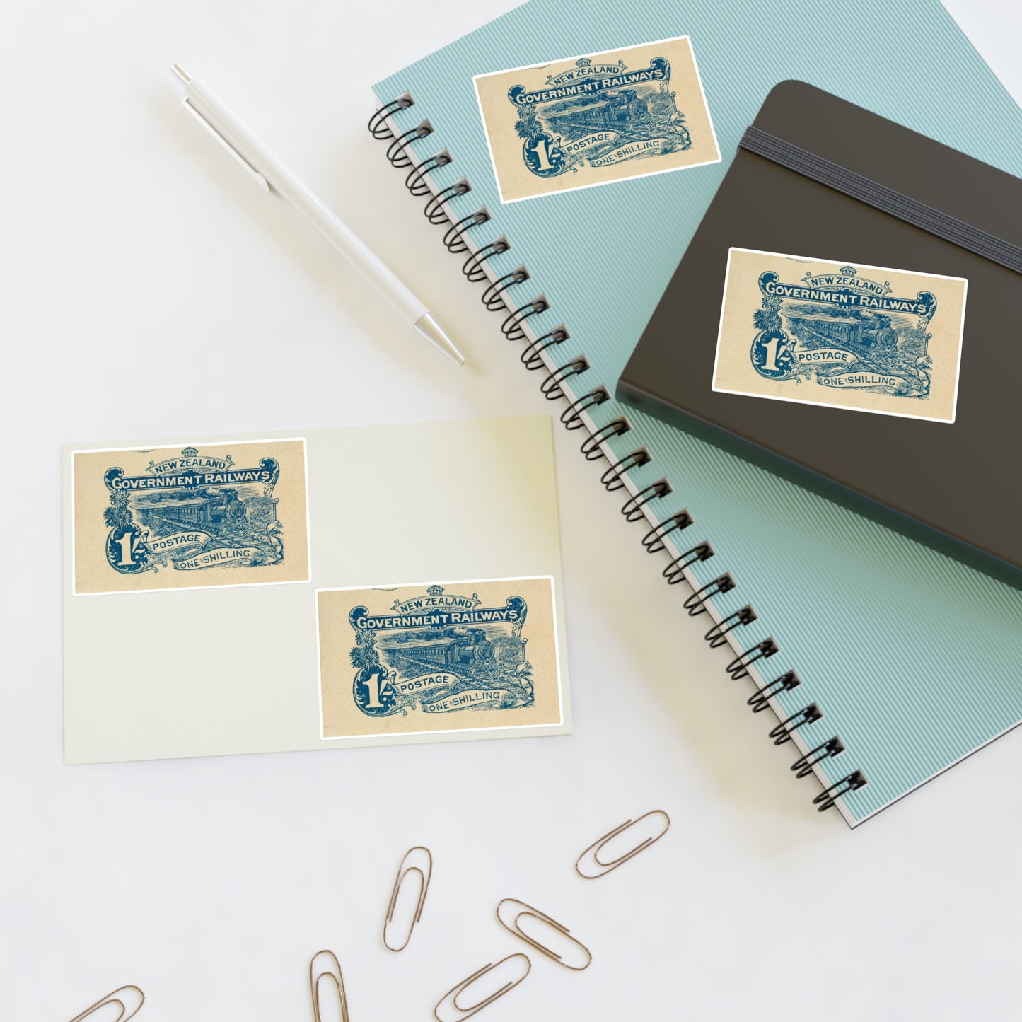 One shilling die proof for the proposed Railways Department stamp issue Laminated UV Protective Vinyl Stickers