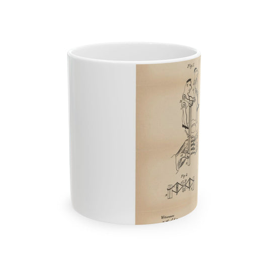 Patent drawing - for a Toy Gymnast Public domain  image Beautiful Novelty Ceramic Coffee Mug 11oz